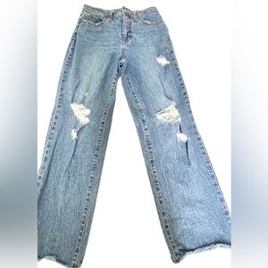 Universal Thread size 4 Jeans Distressed BikerCore  Cabincore